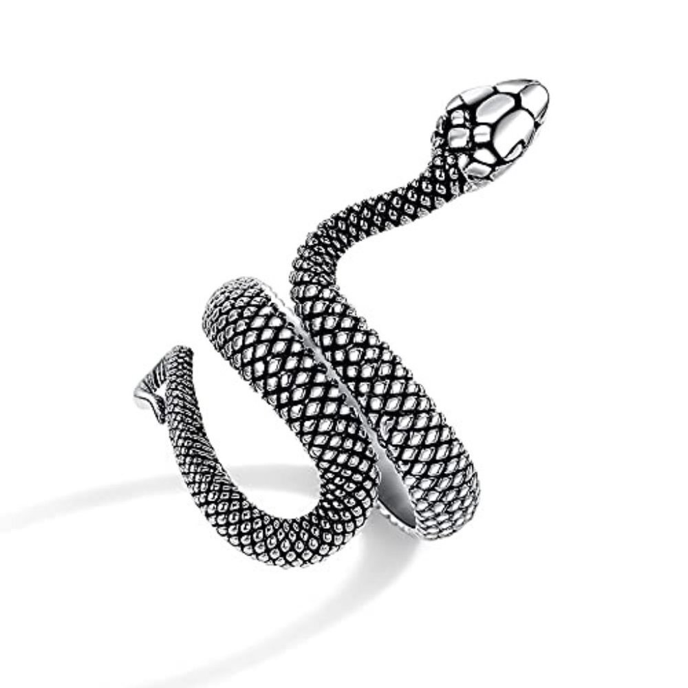 Silver Snake Ring